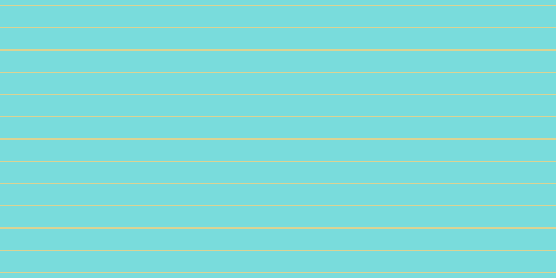 #79dcdc, #dbd393 horizontal lines, two pixels wide, thirty pixels apart
