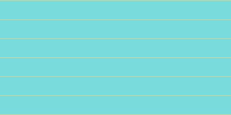 #79dcdc, #dbd393 horizontal lines, two pixels wide, sixty-four pixels apart