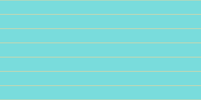 #79dcdc, #fcd393 horizontal lines, two pixels wide, fifty-five pixels apart