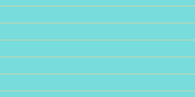 #79dcdc, #fcd393 horizontal lines, two pixels wide, sixty-eight pixels apart