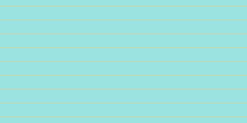 #79dcdc (75%), #dbd393 horizontal lines, two pixels wide, forty-three pixels apart