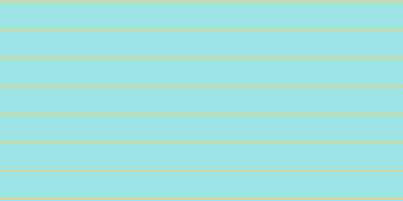 #79dcdc (75%), #dbd393 horizontal lines, four pixels wide, fifty-two pixels apart