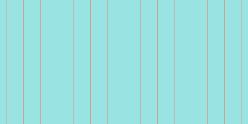 #79dcdc (75%), #caa393 vertical lines, two pixels wide, fifty-two pixels apart