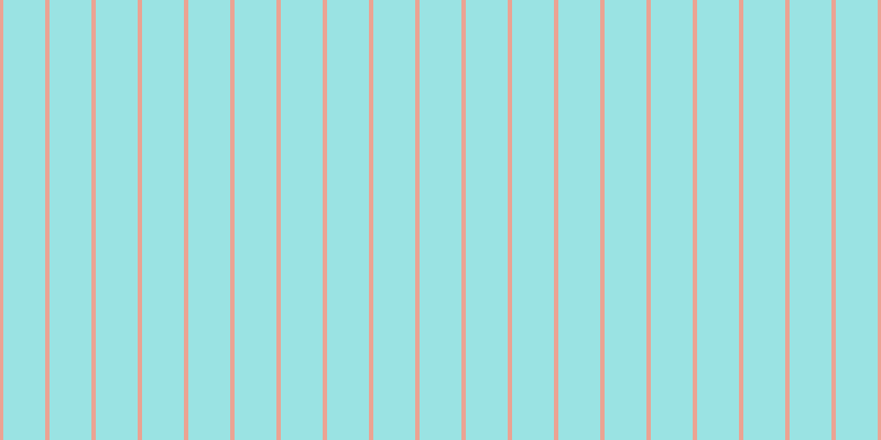 #79dcdc (75%), #eba393 vertical lines, four pixels wide, thirty-eight pixels apart