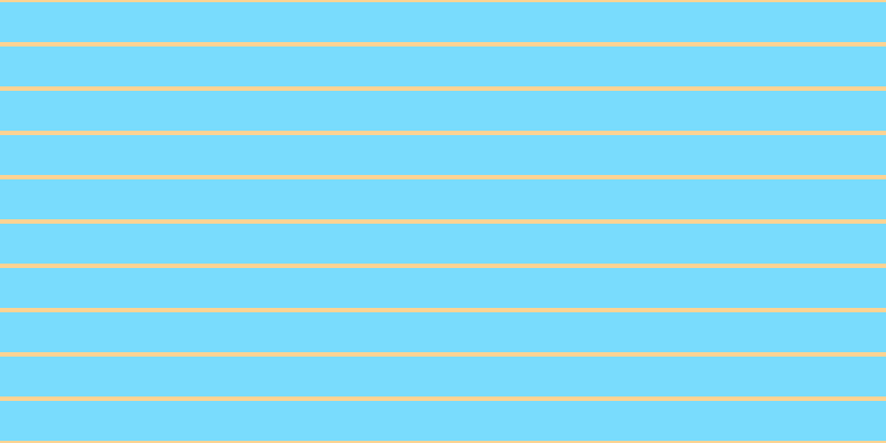#79dcfd, #fcd393 horizontal lines, four pixels wide, thirty-six pixels apart