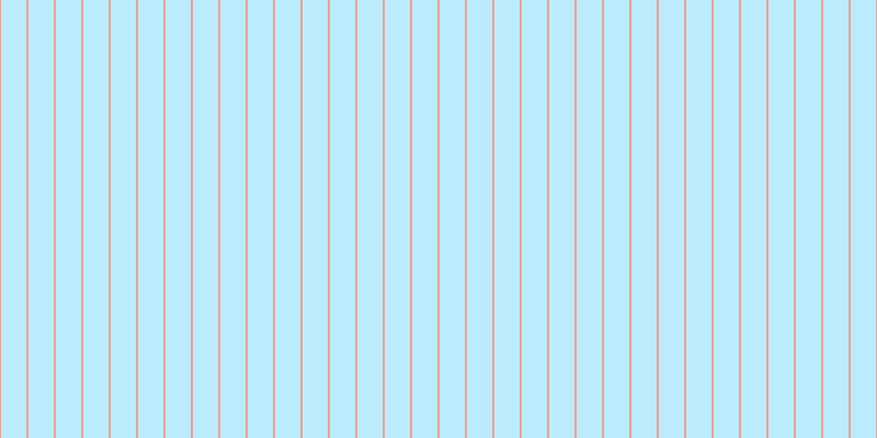 #79dcfd (50%), #eba393 vertical lines, two pixels wide, twenty-three pixels apart