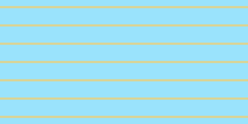 #79dcfd (75%), #dbd393 horizontal lines, seven pixels wide, fifty-two pixels apart