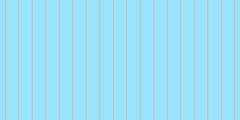 #79dcfd (75%), #eba393 vertical lines, two pixels wide, forty-three pixels apart