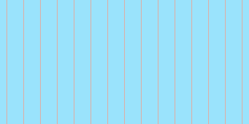 #79dcfd (75%), #eba393 vertical lines, two pixels wide, fifty-two pixels apart