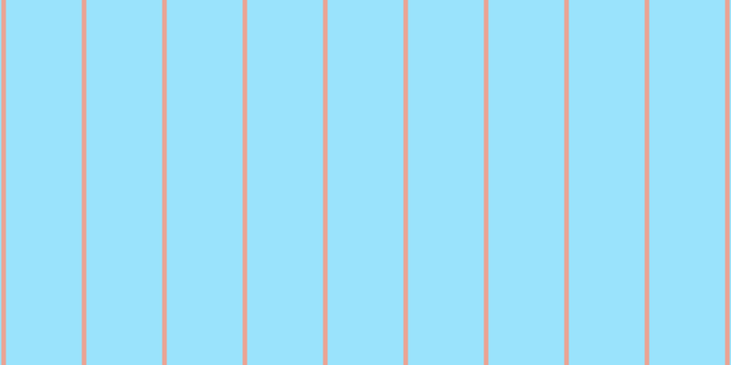 #79dcfd (75%), #eba393 vertical lines, five pixels wide, eighty-three pixels apart