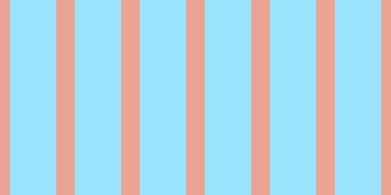 #79dcfd (75%), #eba393 vertical lines, thirty-eight pixels wide, ninety-five pixels apart