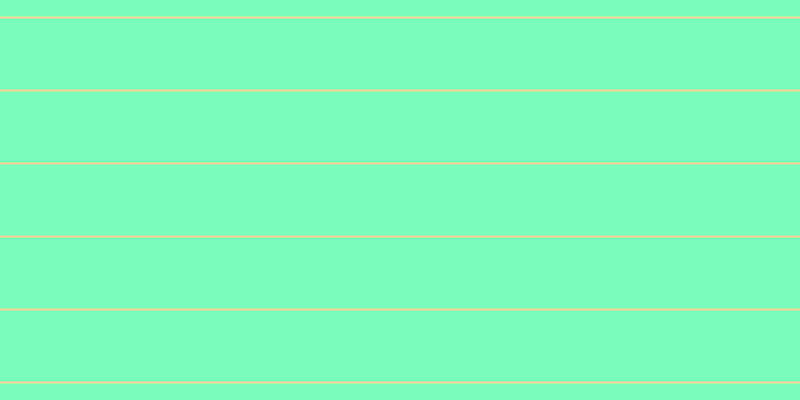 #79fdbb, #fcd393 horizontal lines, two pixels wide, seventy-one pixels apart