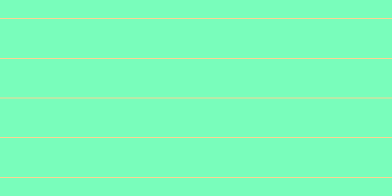 #79fdbb, #fcd393 horizontal lines, two pixels wide, seventy-nine pixels apart