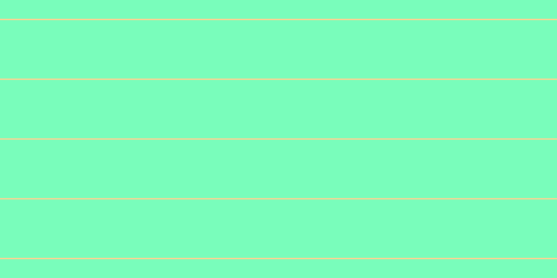 #79fdbb, #fcd393 horizontal lines, two pixels wide, eighty-four pixels apart