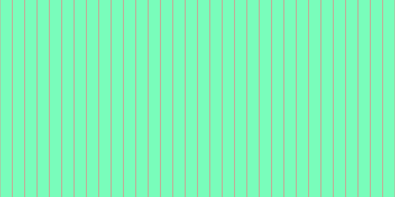 #79fdbb, #caa393 vertical lines, two pixels wide, twenty-three pixels apart