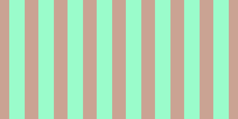 #79fdbb (75%), #caa393 vertical lines, forty-six pixels wide, fifty-two pixels apart