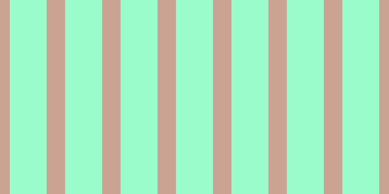 #79fdbb (75%), #caa393 vertical lines, thirty-eight pixels wide, seventy-six pixels apart