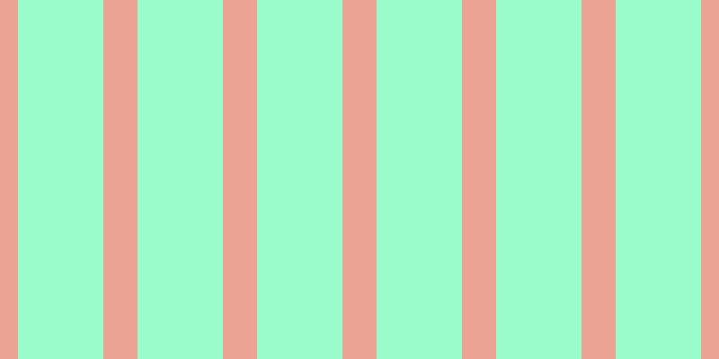 #79fdbb (75%), #eba393 vertical lines, thirty-eight pixels wide, ninety-five pixels apart