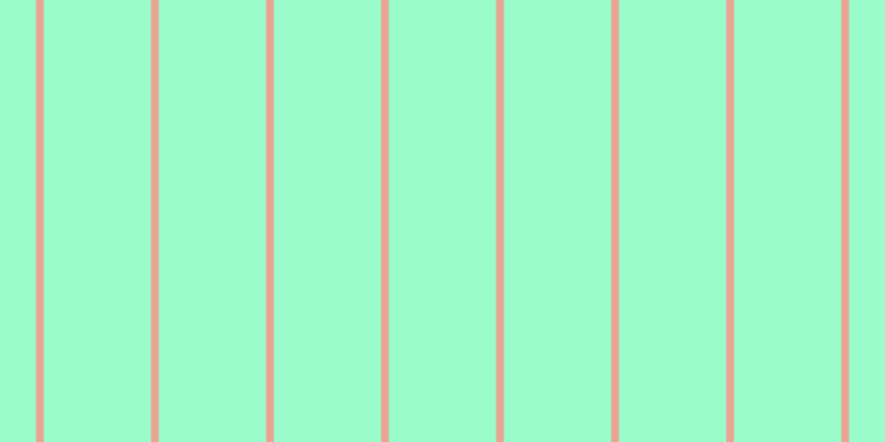 #79fdbb (75%), #eba393 vertical lines, seven pixels wide, ninety-seven pixels apart
