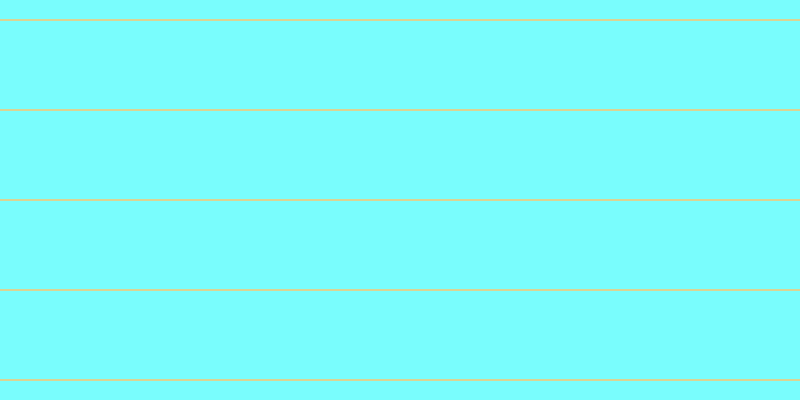 #79fdfd, #dbd393 horizontal lines, two pixels wide, eighty-eight pixels apart