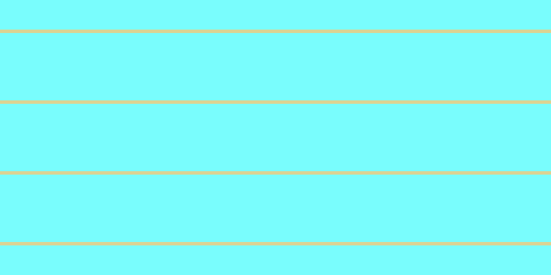 #79fdfd, #dbd393 horizontal lines, five pixels wide, ninety-eight pixels apart