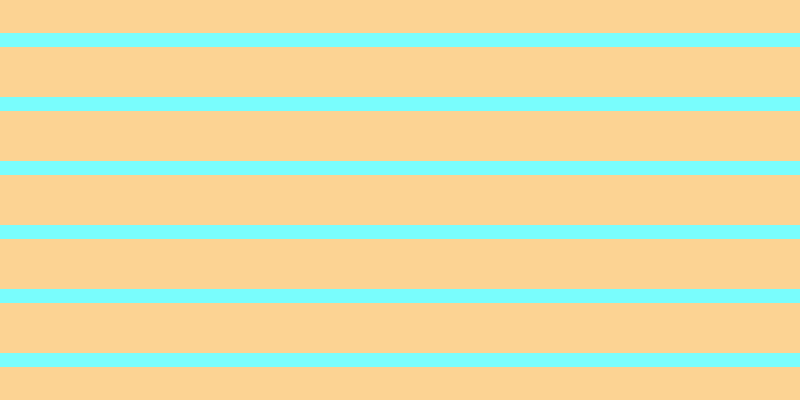#79fdfd, #fcd393 horizontal lines, fifty pixels wide, fourteen pixels apart