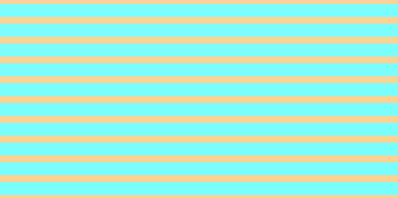 #79fdfd, #fcd393 horizontal lines, fourteen pixels wide, twenty-six pixels apart