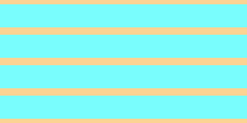 #79fdfd, #fcd393 horizontal lines, twenty-four pixels wide, seventy-five pixels apart