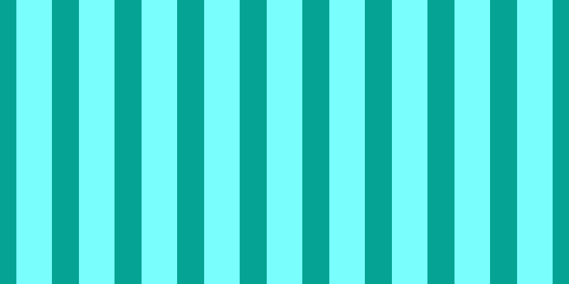 #79fdfd, #04a393 vertical lines, thirty-eight pixels wide, fifty pixels apart