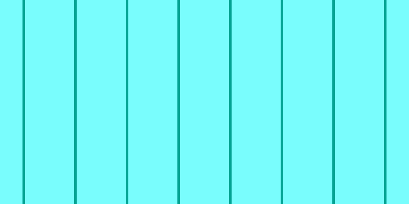 #79fdfd, #04a393 vertical lines, five pixels wide, ninety-six pixels apart