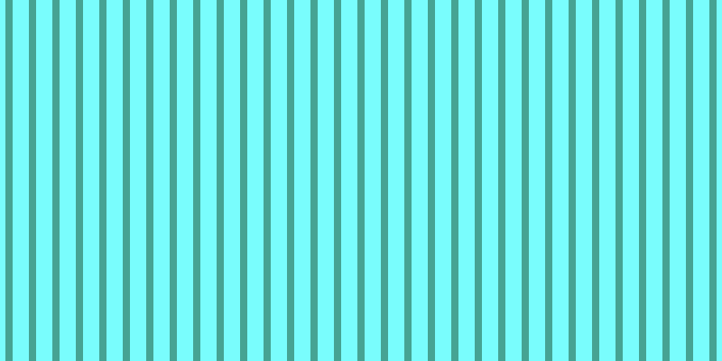 #79fdfd, #46a393 vertical lines, eight pixels wide, eighteen pixels apart