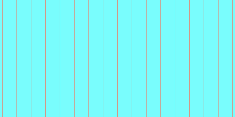 #79fdfd, #caa393 vertical lines, two pixels wide, forty-seven pixels apart