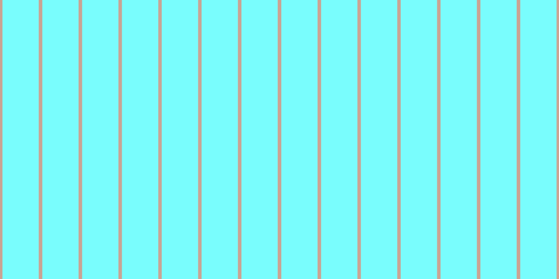#79fdfd, #caa393 vertical lines, five pixels wide, fifty-two pixels apart