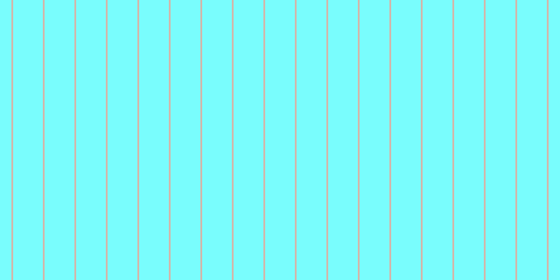 #79fdfd, #eba393 vertical lines, two pixels wide, forty-three pixels apart