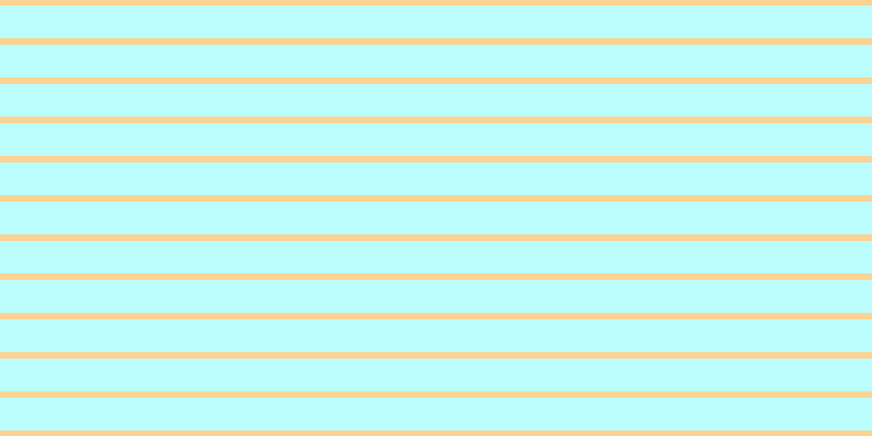 #79fdfd (50%), #fcd393 horizontal lines, six pixels wide, thirty pixels apart