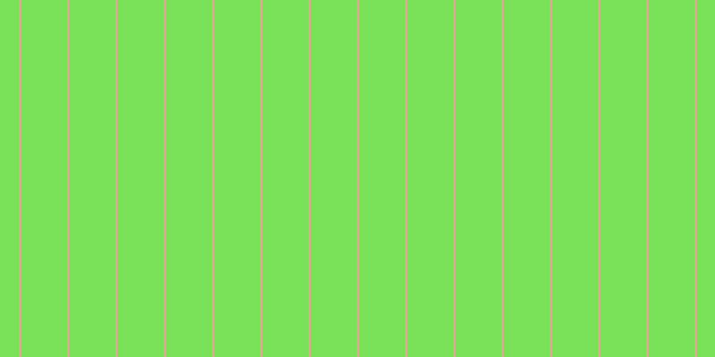 #7ae259, #eba393 vertical lines, two pixels wide, fifty-two pixels apart