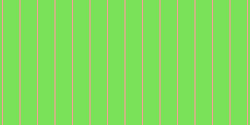 #7ae259, #eba393 vertical lines, four pixels wide, fifty-two pixels apart