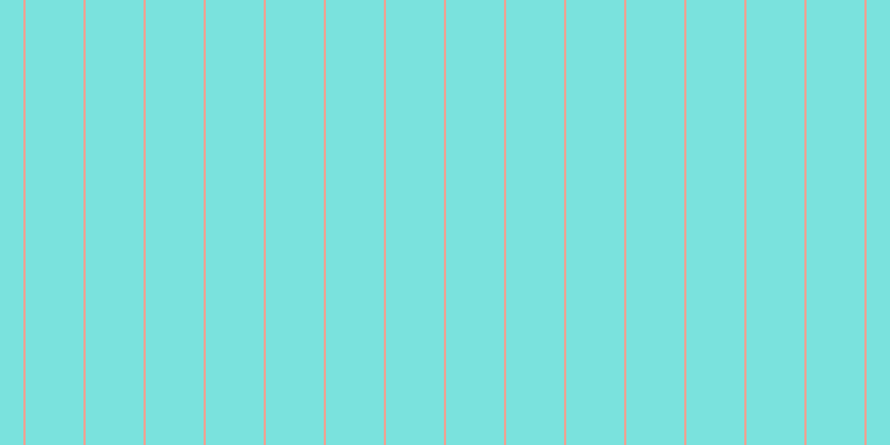 #7ae2dd, #eba393 vertical lines, two pixels wide, fifty-two pixels apart
