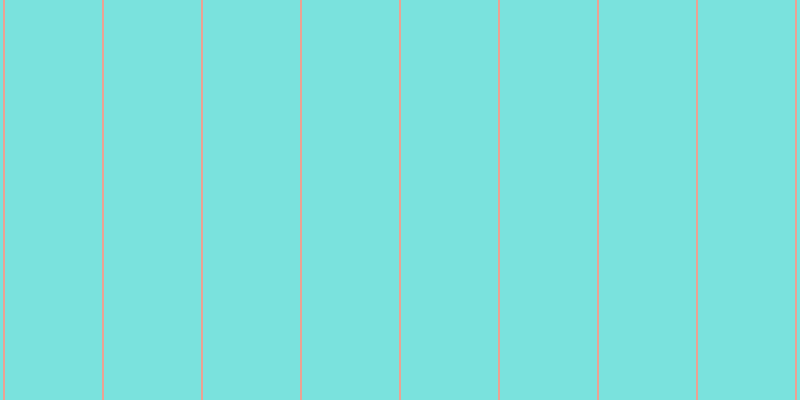 #7ae2dd, #eba393 vertical lines, two pixels wide, ninety-seven pixels apart