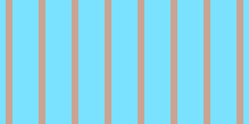 #7ae2fe, #caa393 vertical lines, twenty-two pixels wide, eighty-four pixels apart
