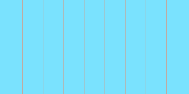 #7ae2fe, #caa393 vertical lines, two pixels wide, eighty-five pixels apart
