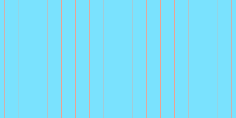 #7ae2fe, #eba393 vertical lines, two pixels wide, forty-six pixels apart