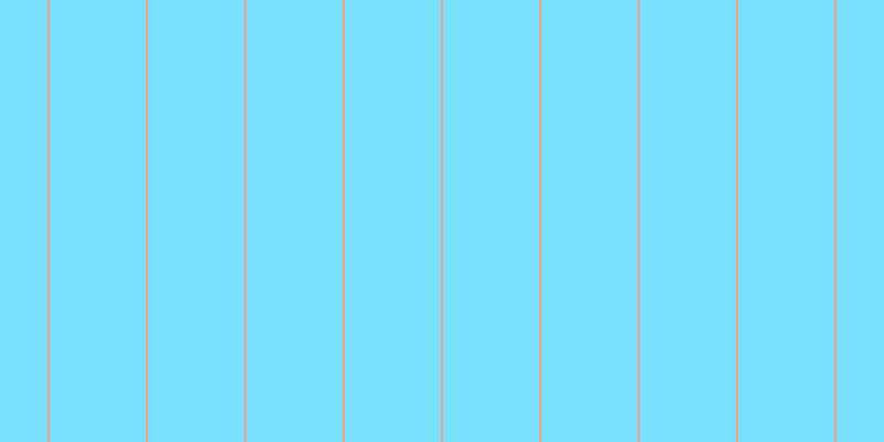 #7ae2fe, #eba393 vertical lines, two pixels wide, eighty-seven pixels apart