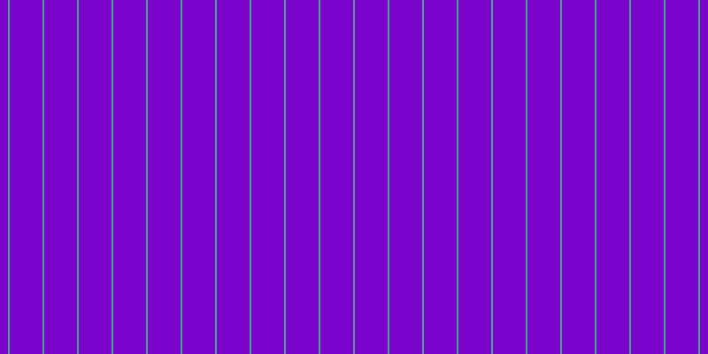 #7b04cd, #46a393 vertical lines, two pixels wide, thirty-seven pixels apart