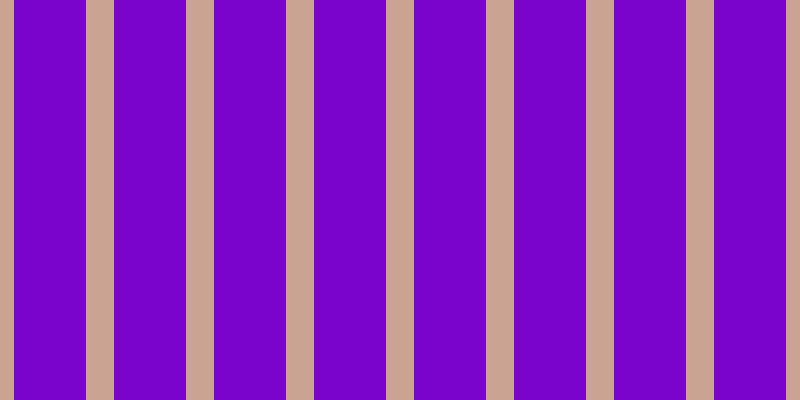 #7b04cd, #caa393 vertical lines, twenty-eight pixels wide, seventy-two pixels apart