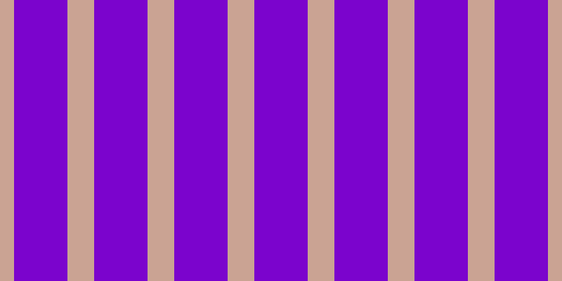 #7b04cd, #caa393 vertical lines, thirty-eight pixels wide, seventy-six pixels apart