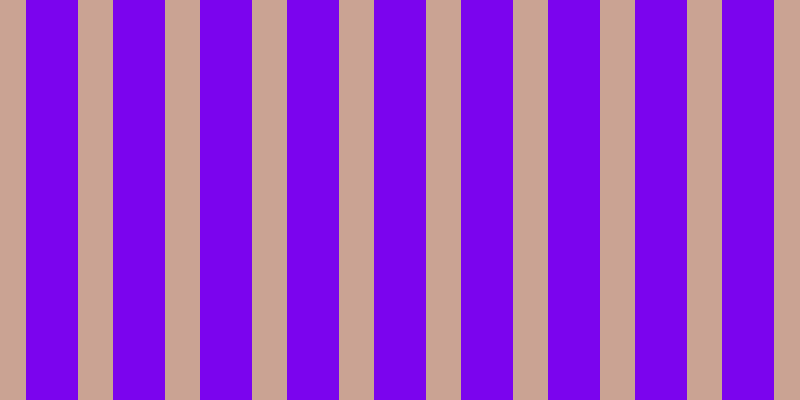 #7b04ee, #caa393 vertical lines, thirty-five pixels wide, fifty-two pixels apart