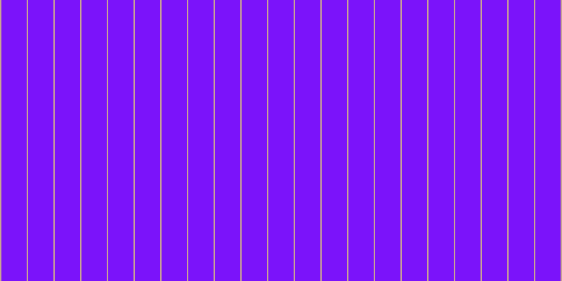 #7b13fa, #caa393 vertical lines, two pixels wide, thirty-six pixels apart