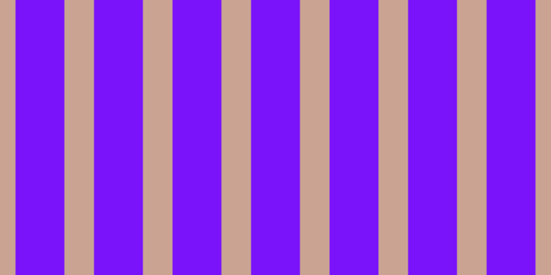 #7b13fa, #caa393 vertical lines, forty-three pixels wide, seventy-one pixels apart