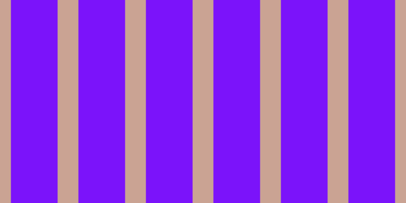 #7b13fa, #caa393 vertical lines, forty-one pixels wide, ninety-two pixels apart